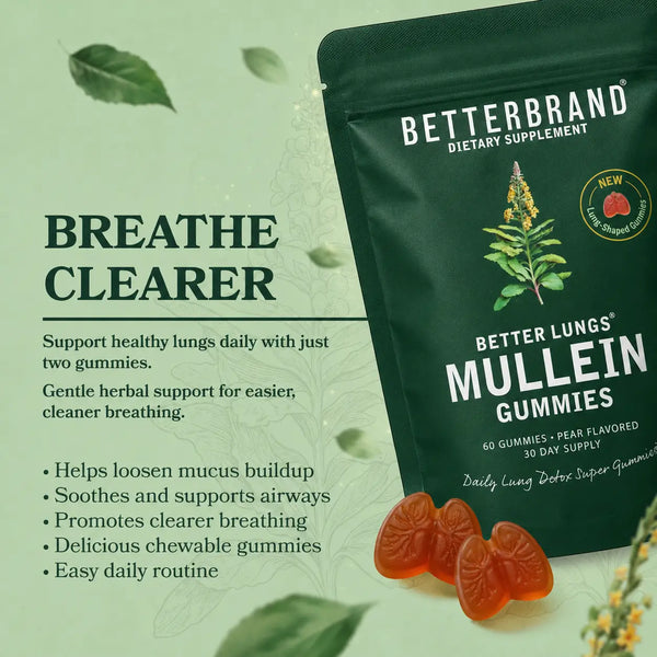 BetterLungs® Mullein Gummies