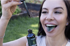 Put two full dropper into 8oz of water, or under your tongue for 1 minute for faster absorption.