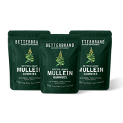 BETTEREARTH MULLEIN LEAF — three green retail bags, 90 day supply