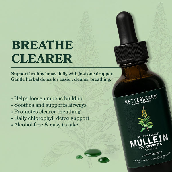 BetterLungs® Mullein + Chlorophyll