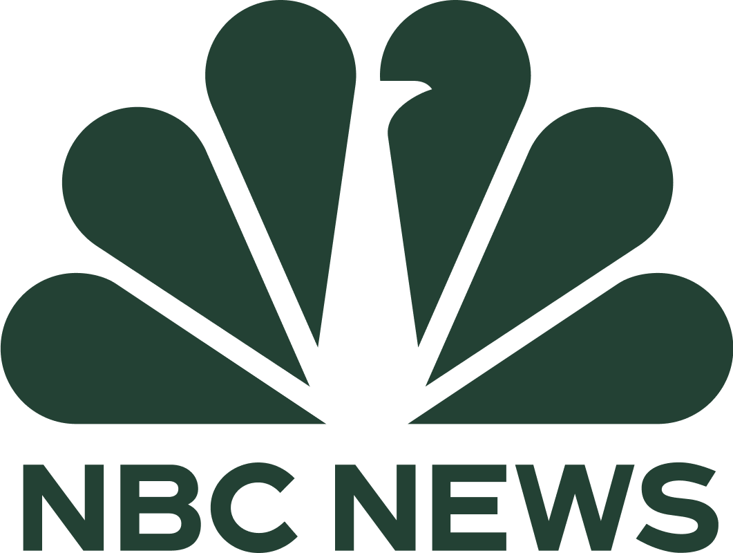 NBC News logo featuring a peacock design