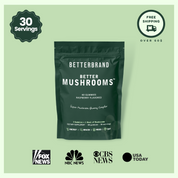 Betterbrand Better Mushrooms raspberry flavored gummies, 60 gummies, 30 servings, free shipping over 60 dollars