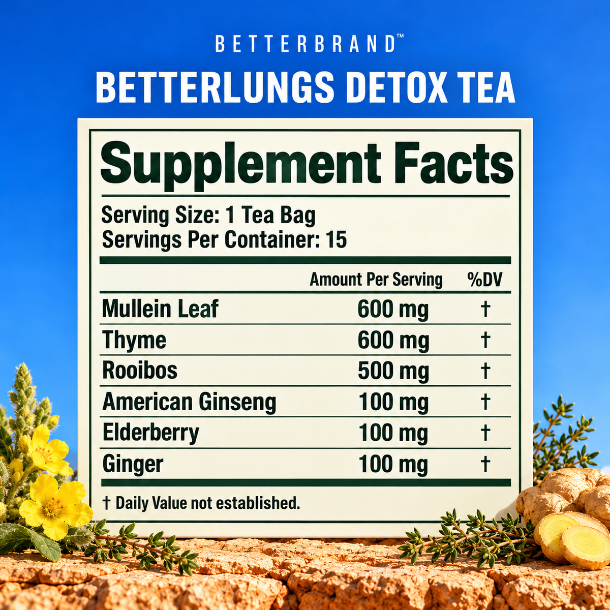 BetterLungs Tea & Tincture