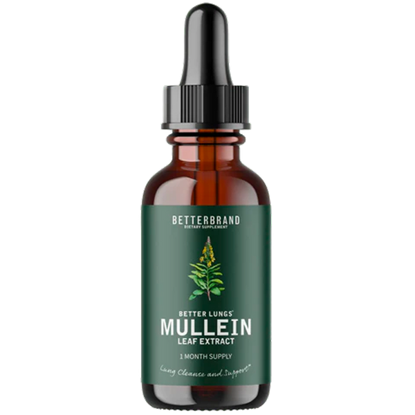 BetterLungs® Mullein + Chlorophyll Tincture (Mint Flavor)