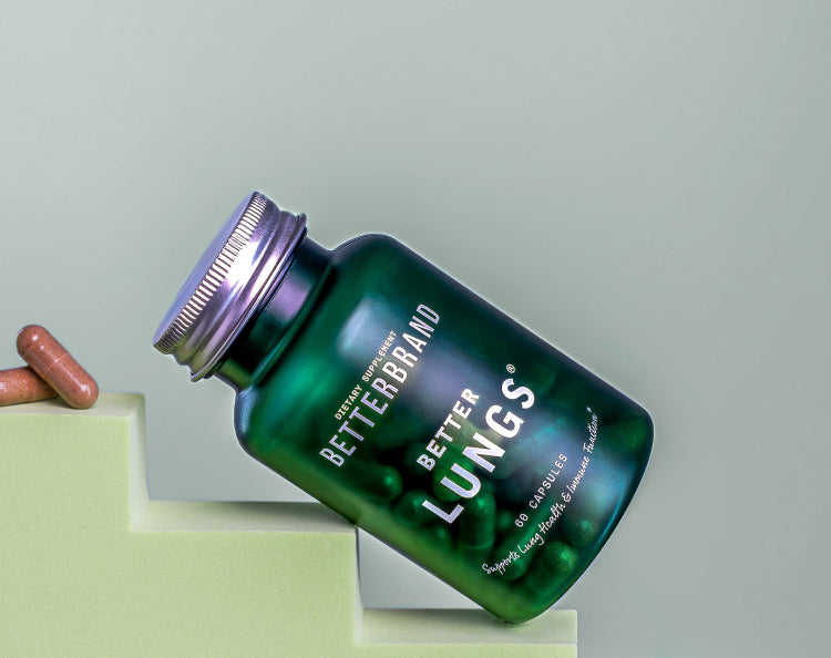 DIETARY SUPPLEMENT BETTERBRAND BETTER LUNGS 60 CAPSULES Supports Lung Health & Immune Function