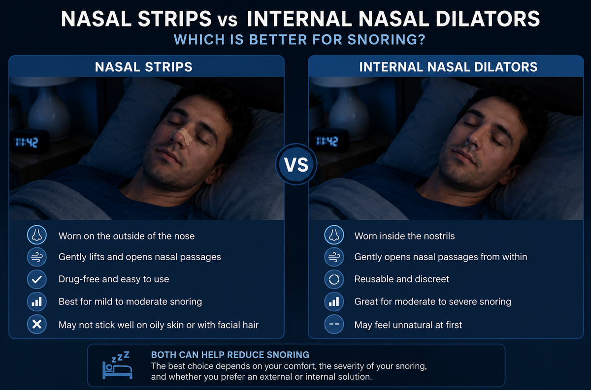 Nasal Strips vs Internal Nasal Dilators: Which Is Right for You?