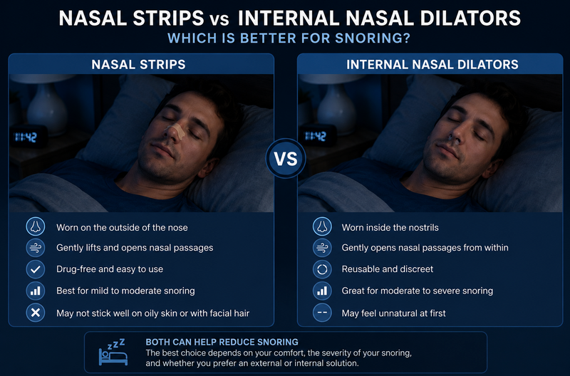 Nasal Strips vs Internal Nasal Dilators: Which Is Right for You?