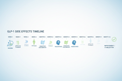 The Complete GLP-1 Side Effects Timeline: Week 1 Through Month 6