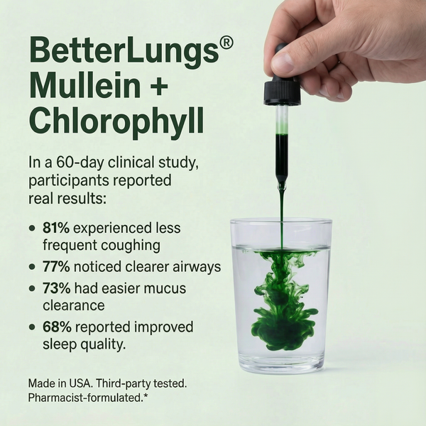 BetterLungs® Mullein + Chlorophyll