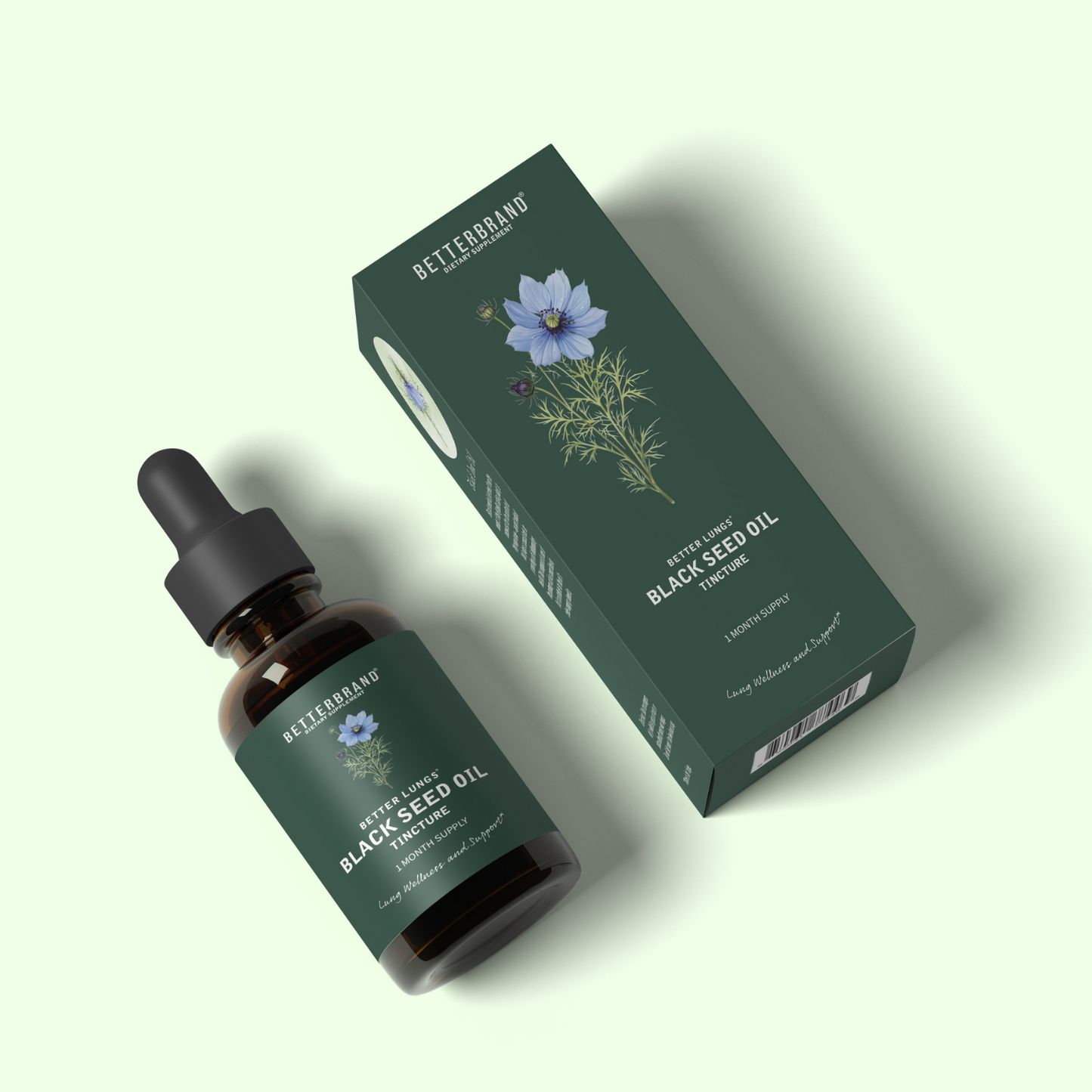 BetterLungs® Black Seed Oil Tincture - Black Seed Oil Liquid Drops - Betterbrand