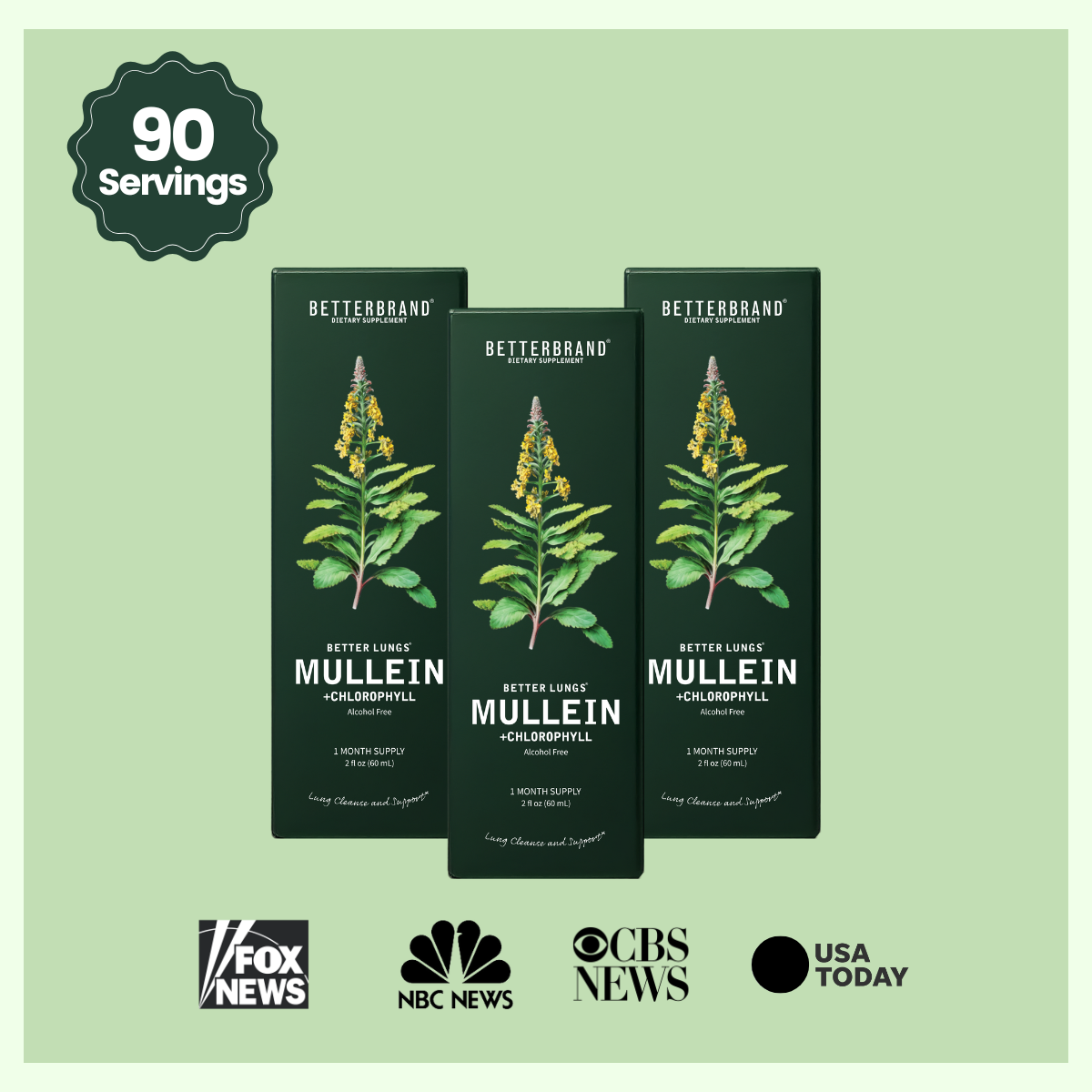 Mullein + Chlorophyll Tincture 3-Pack