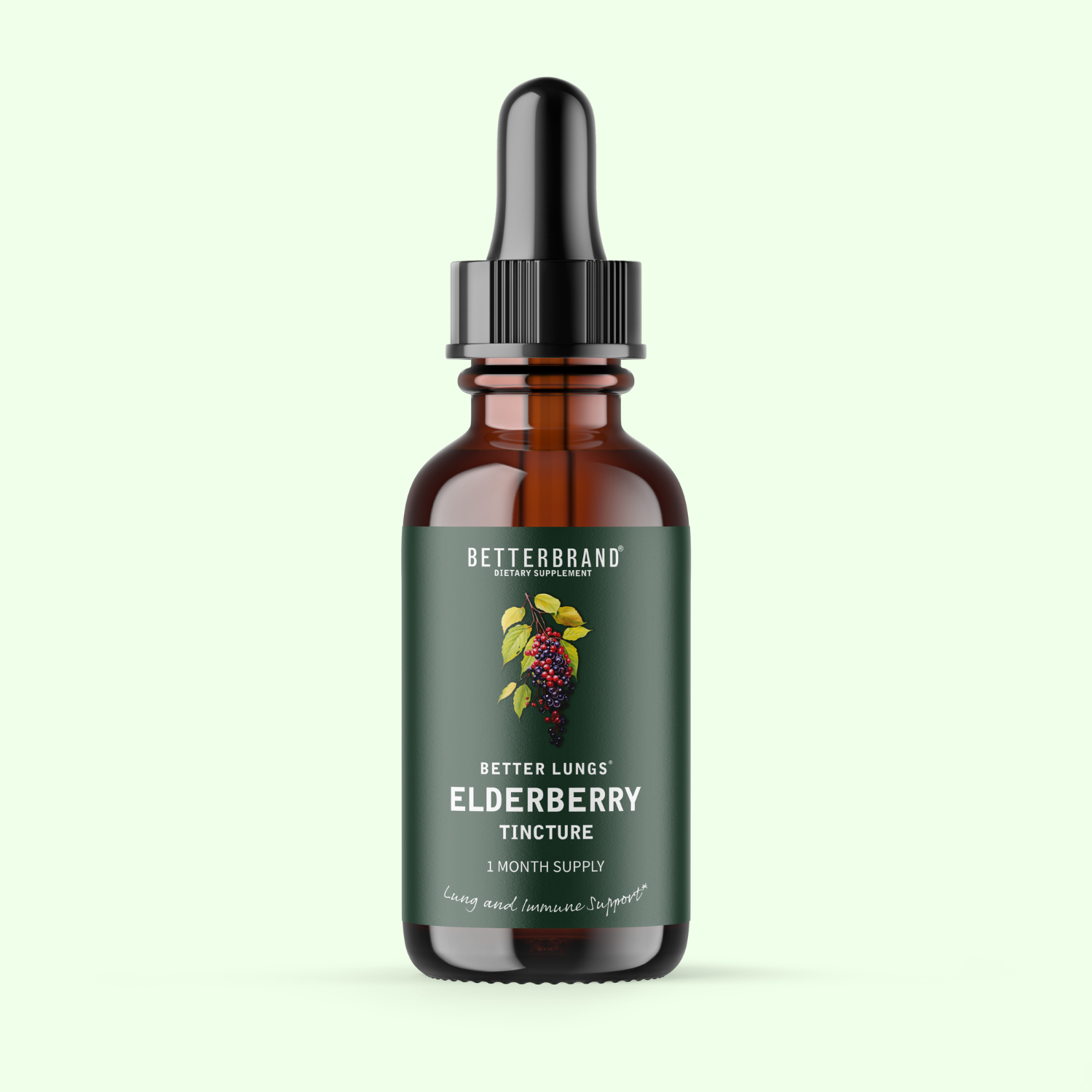 BetterLungs® Elderberry Tincture - Elderberry Extract Supplement - Betterbrand