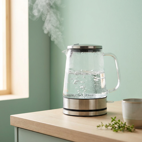 Bring water to just under boiling