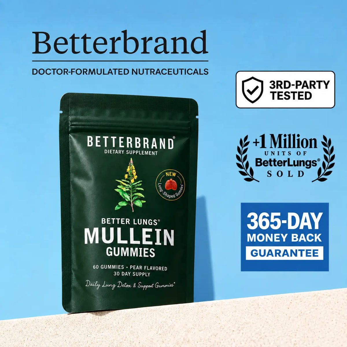 BetterLungs® Mullein Gummies