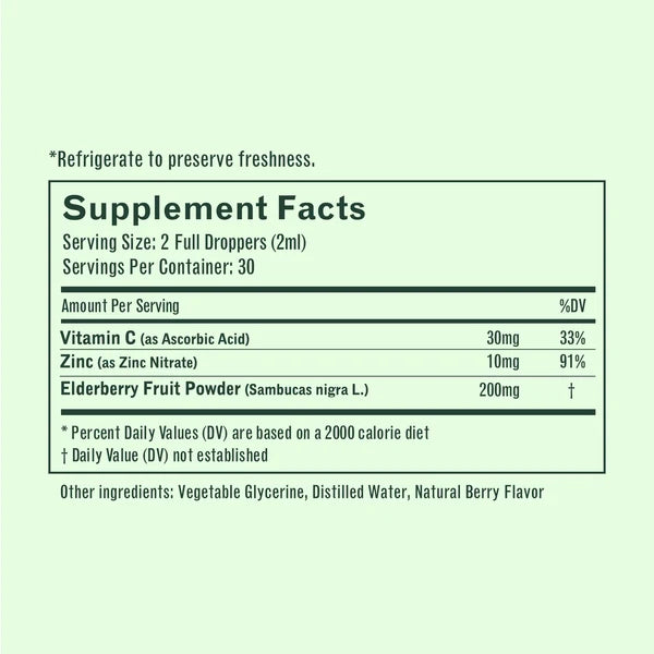 BetterLungs Mullein + Chlorophyll supplement facts panel