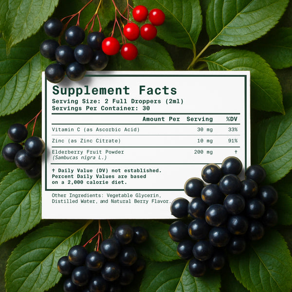 BetterLungs® Elderberry Tincture