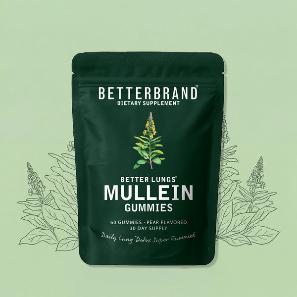 Gomitas BetterLungs® - Gordolobo para los pulmones | Fórmula concentrada | Betterbrand