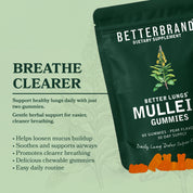 BetterLungs® Mullein Gummies