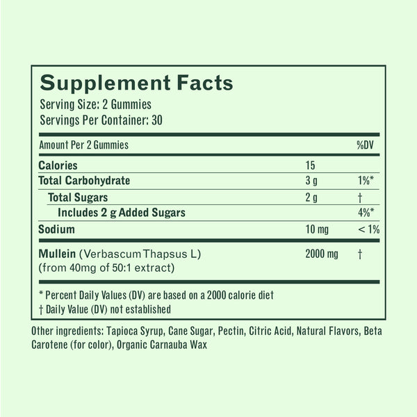 BetterLungs® Mullein Gummies