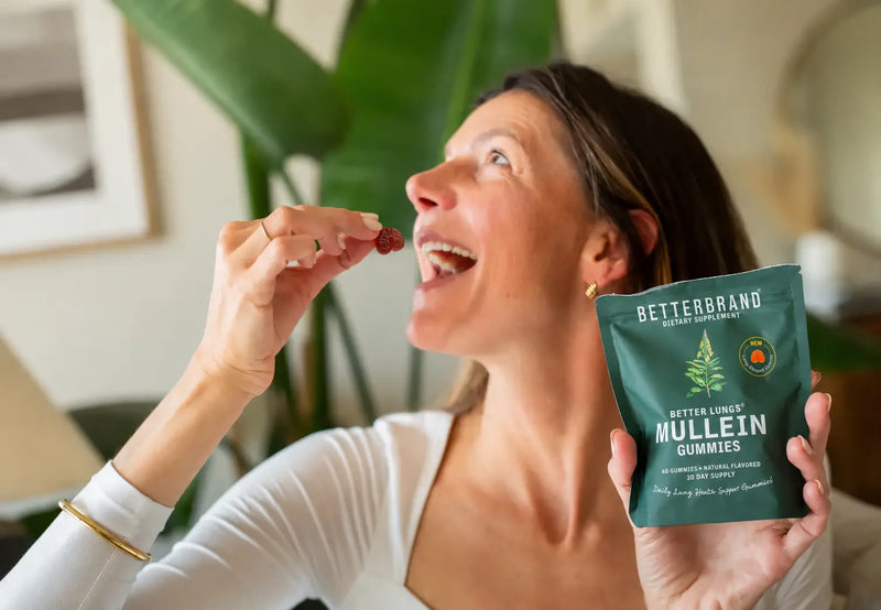 BetterLungs® Gummies - Mullein for Lungs | Concentrated Formula | Betterbrand