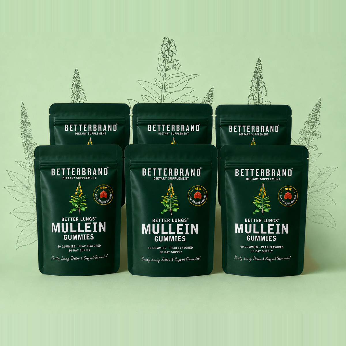 BetterLungs® Daily Mullein Gummies