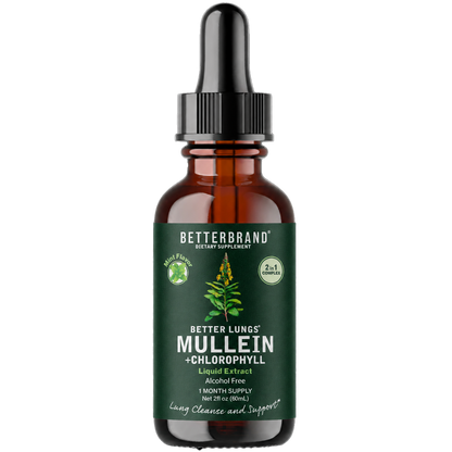 BetterLungs® Mullein + Chlorophyll (Mint Flavor)