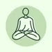Icon of a person sitting cross-legged in meditation pose