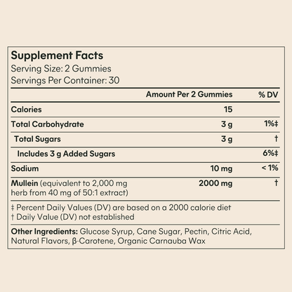 BetterLungs® Mullein Gummies