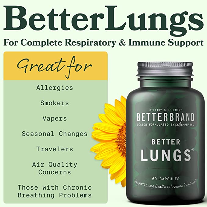 Supports Clean Lungs and Easy Breathing Helps Strengthen and