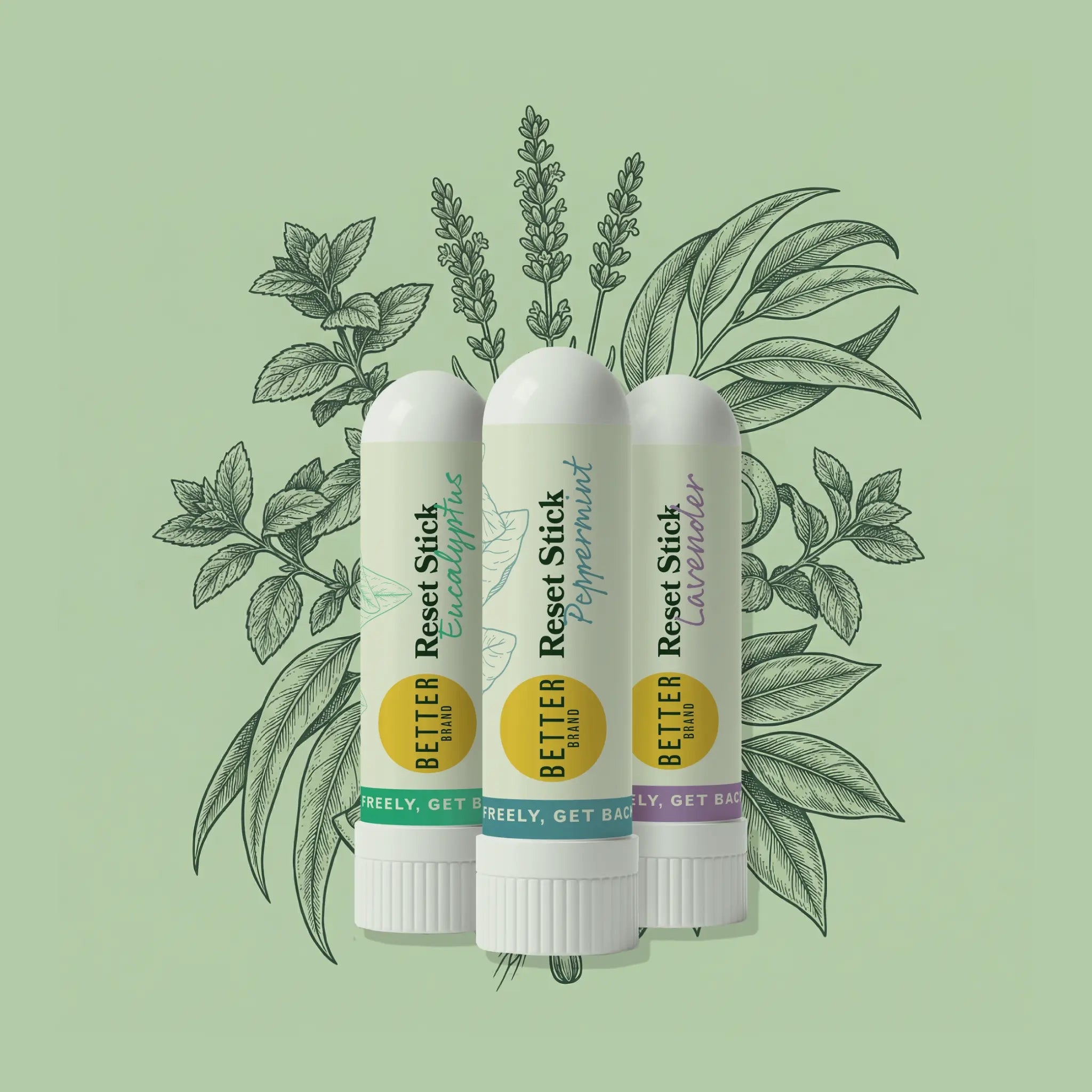 Reset Sticks nasal inhalers